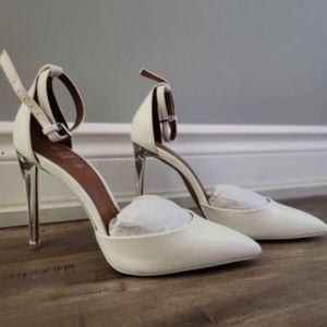 Womens white high heels